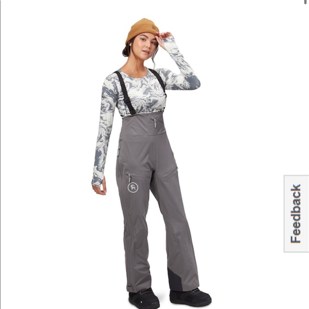 NEW gore tex snow bib pant